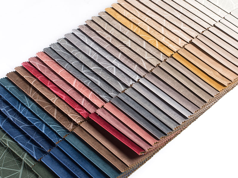 Garen geverfd Jacquard -stof met fluweelfoliestempel
