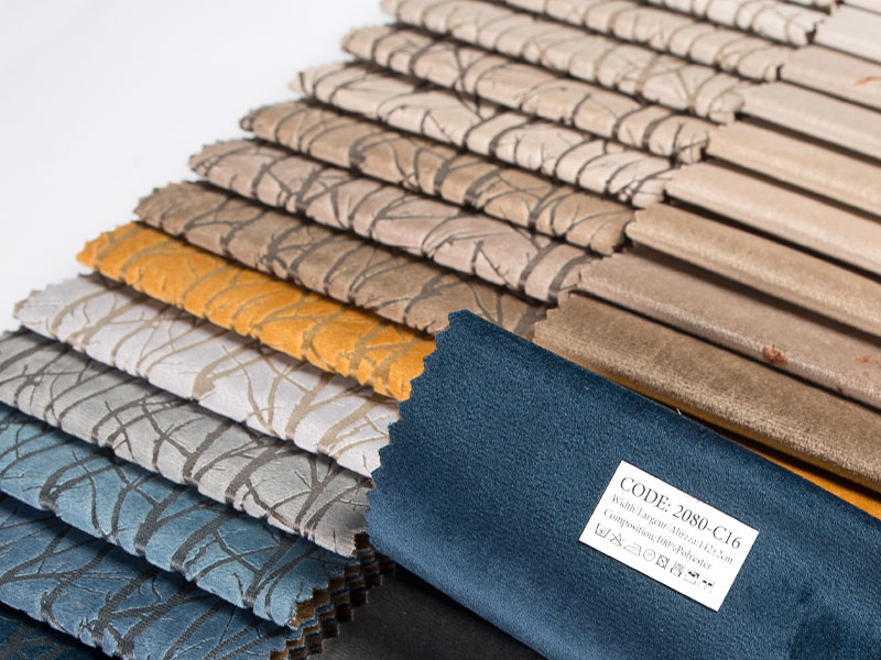 Velvet bronzing stof voor zacht bed