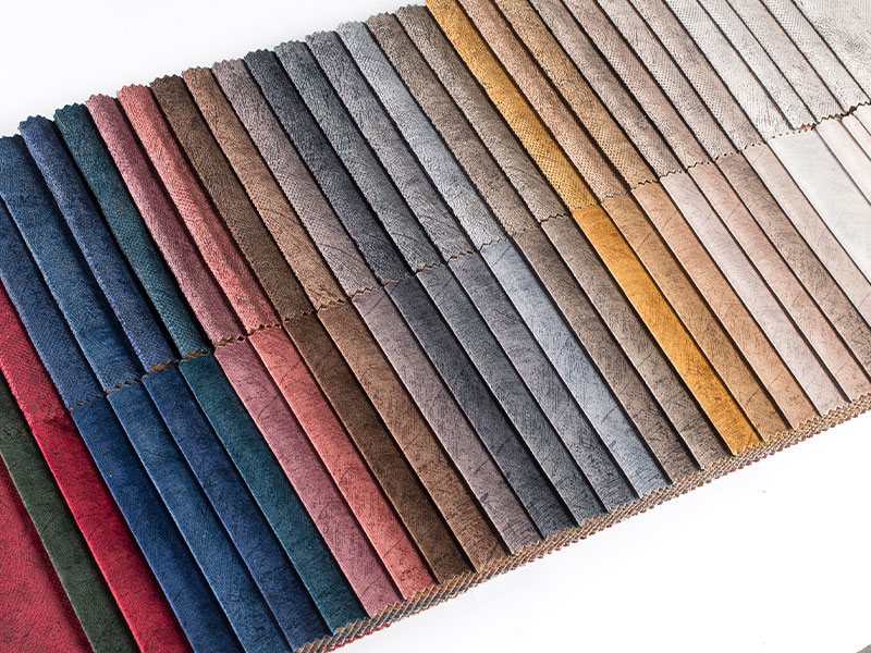 Geverfde gelamineerde fluwelen stof voor bekleding, pluche en comfortabel