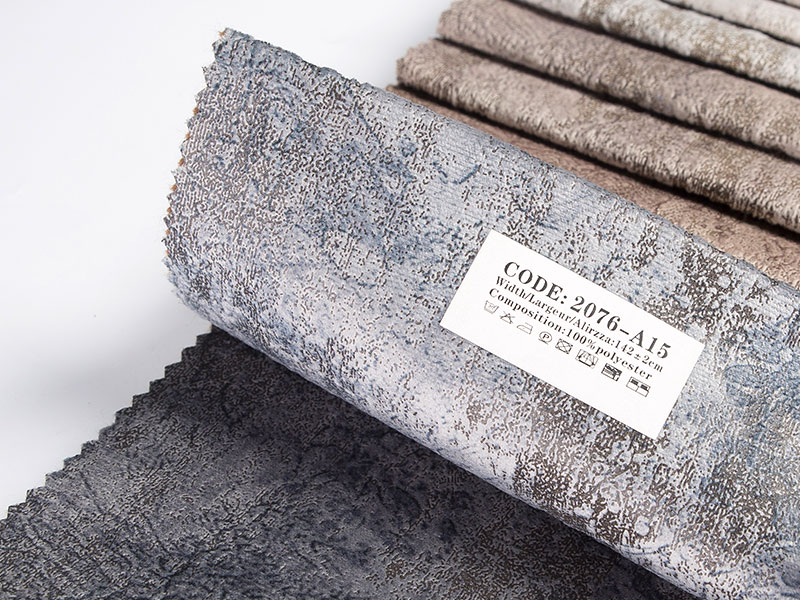 Fashion-forward gelamineerde fluwelen stof, perfect voor kleding en accessoires