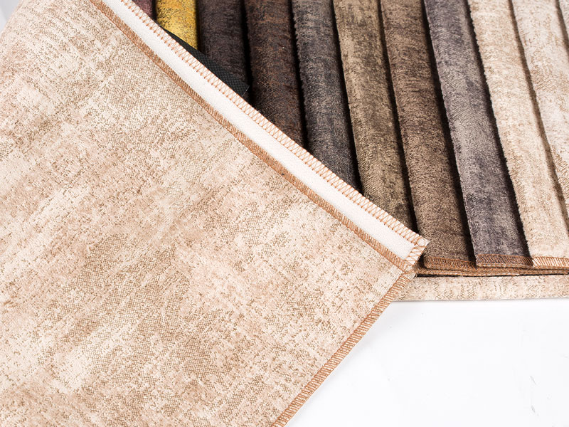 Modieus gelamineerd fluwelen stof, ideaal voor kleding en accessoires