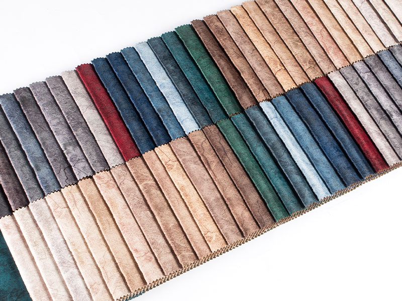 Luxe geverfde gelamineerde fluwelen stof, zacht en duurzaam, verschillende kleuren