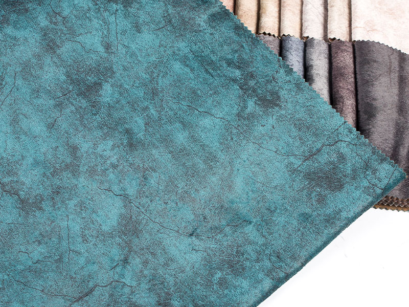 Luxe geverfde gelamineerde fluwelen stof, zacht en duurzaam, verschillende kleuren