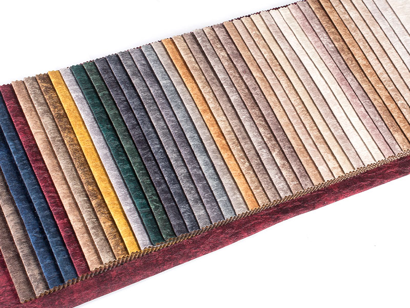 Luxe bedrukt embossing Laminatie fluweelstof voor bekleding en woondecoratie