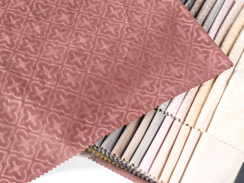 High-end geverfd reliëf fluwelen fabric voor interieurontwerp