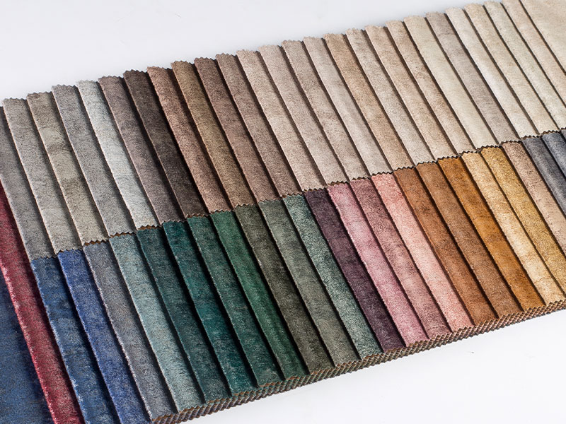 Premium geverfde gelamineerde fluwelen stof