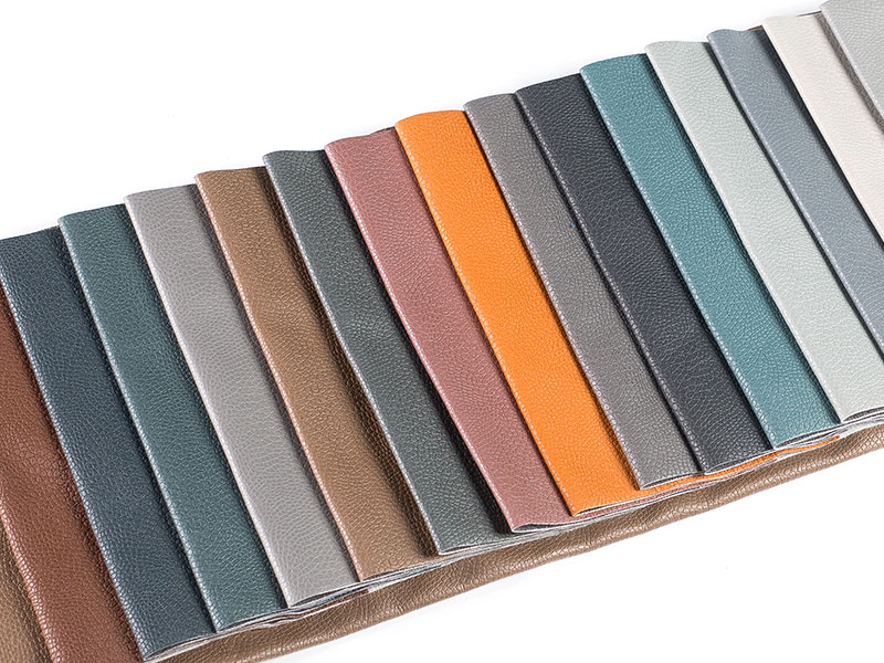 Premium tech doek bank - echt lederen look, fabric ademend vermogen en garen geverfd weven