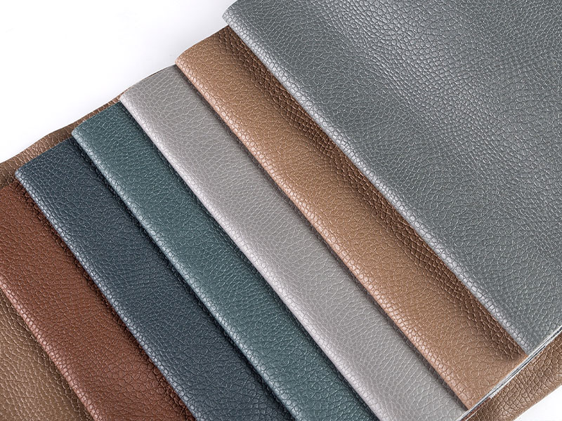 Premium tech doek bank - echt lederen look, fabric ademend vermogen en garen geverfd weven