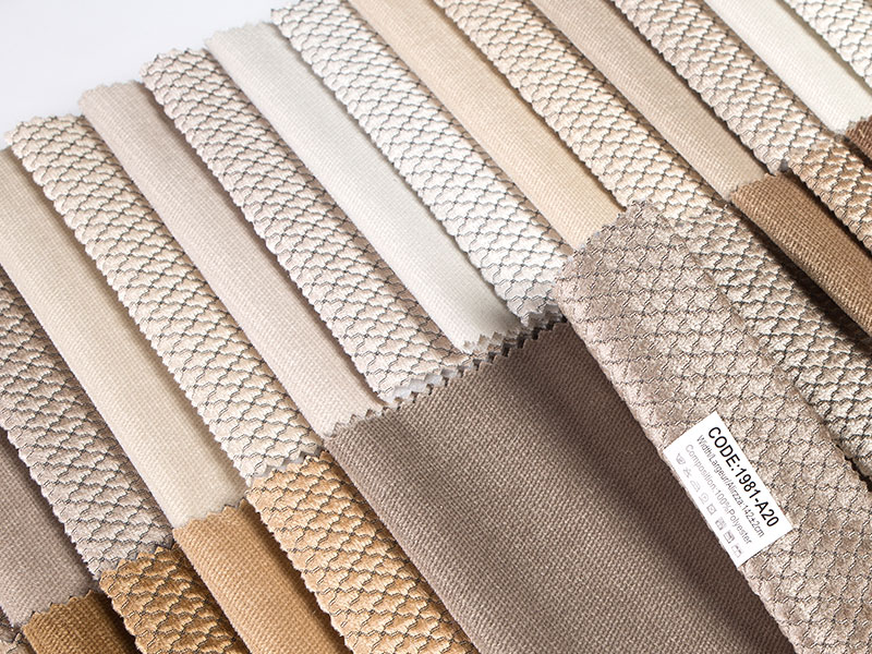 Zachte Jacquard Fleece -stof voor banken en andere huishoudelijke artikelen