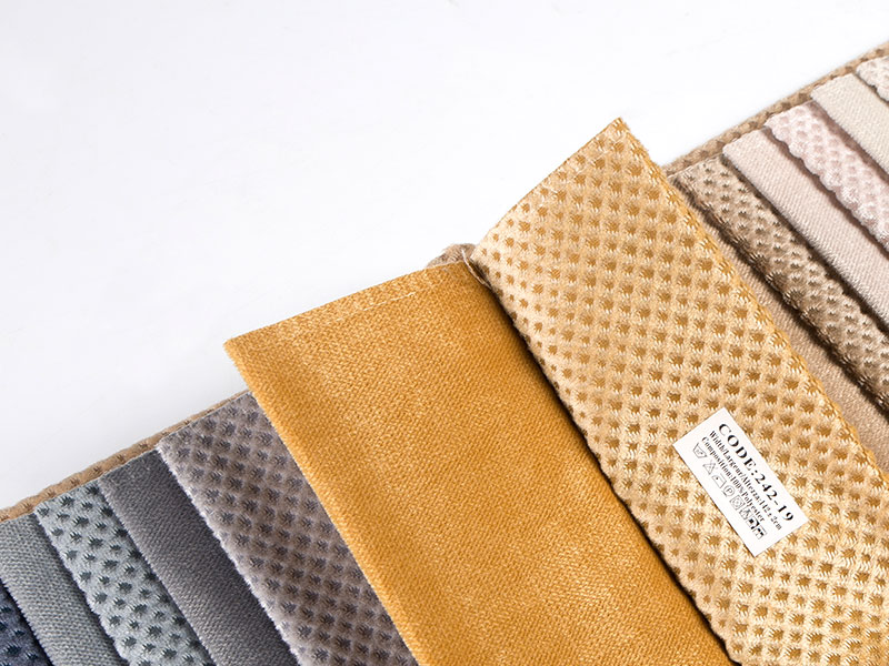 Luxe Jacquard Fleece Fabric voor woningdecoratie