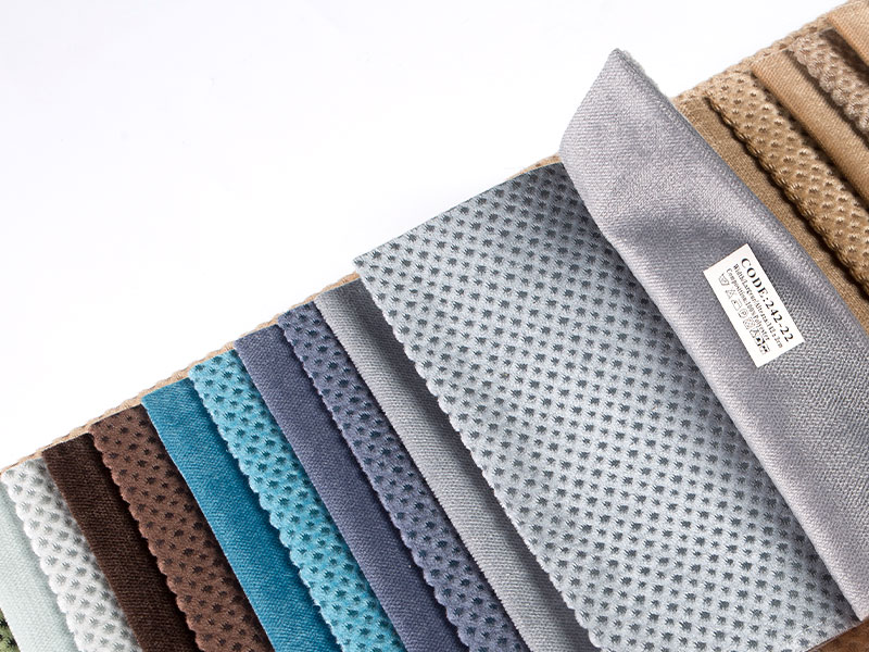 Luxe Jacquard Fleece Fabric voor woningdecoratie