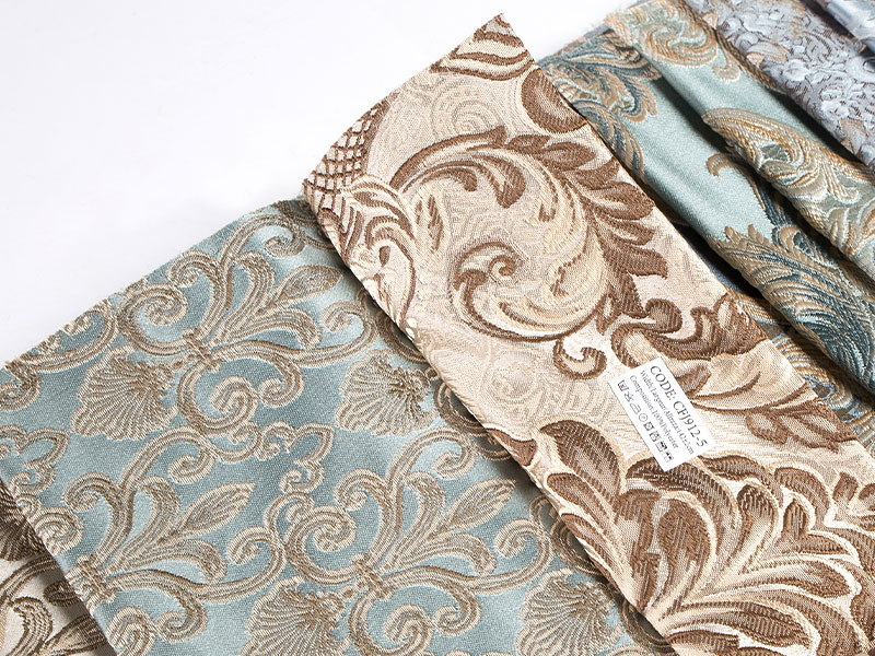 Premium garen geverfd jacquard stof voor woningdecoratie - hoogwaardig en duurzaam