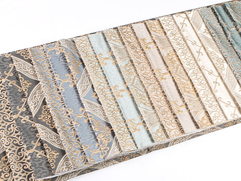 Garen geverfd Jacquard -stof - ideaal voor mode -kleding en woningdecoratie