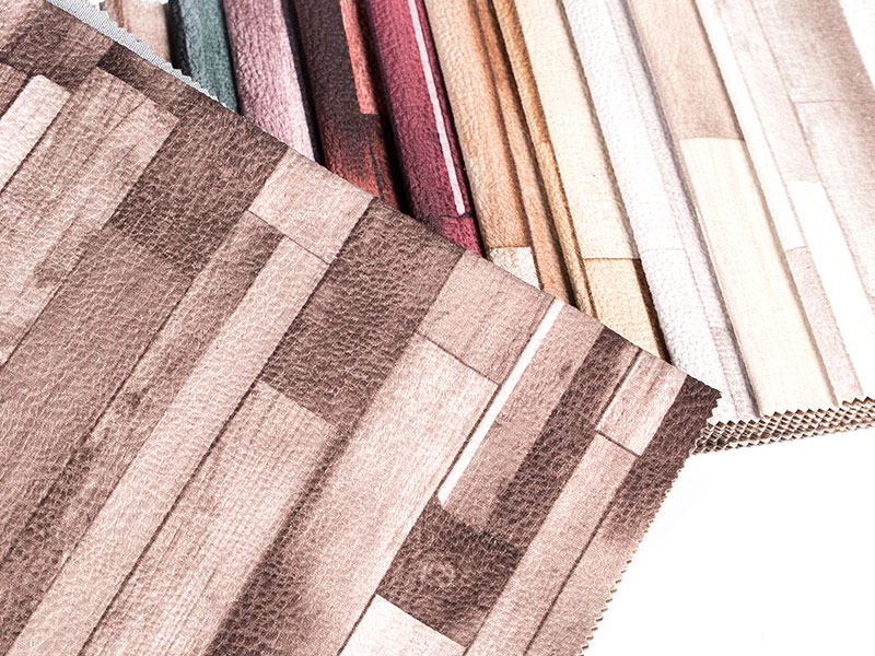 Stijlvol bedrukte embossing Laminatie Velvet Fabric - Verbeter uw producten met een vleugje luxe