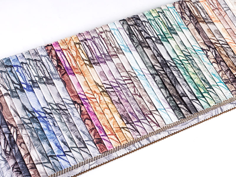 Trendy bedrukt embossing Laminatie Velvet Fabric - Een veelzijdige keuze voor verschillende toepassingen
