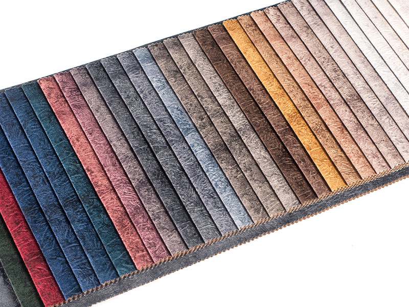 Zachte en zijdeachtige bedrukt embossing Laminatie Velvet stof - Geniet van luxe