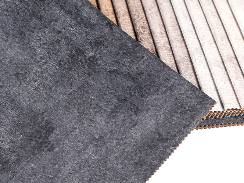 Zachte en zijdeachtige bedrukt embossing Laminatie Velvet stof - Geniet van luxe
