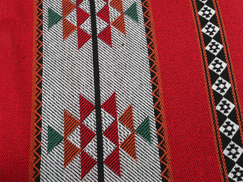 Ademend gebreide kleur geweven streeptent -stof