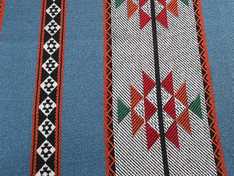 Ademend gebreide kleur geweven streeptent -stof