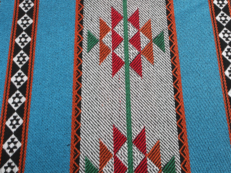 Ademend gebreide kleur geweven streeptent -stof