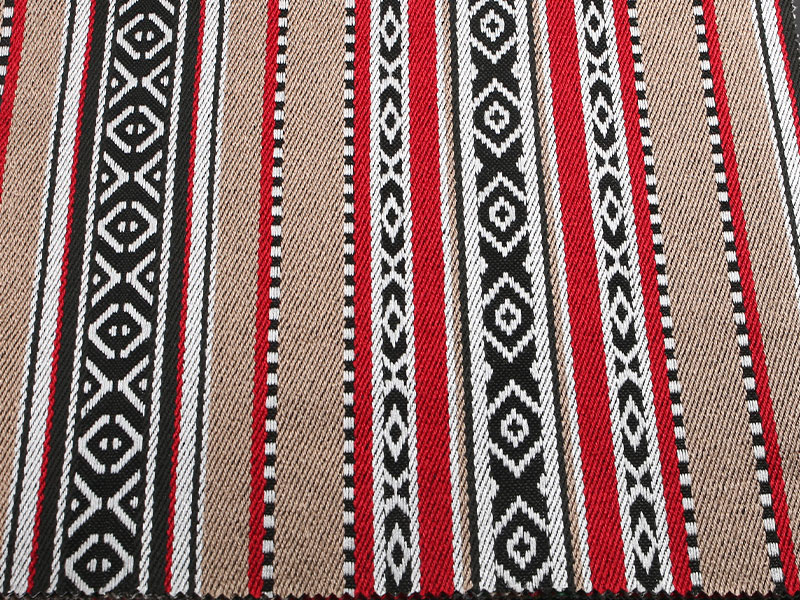 Waterdicht duurzaam 100% polyester kleur geweven streepstof