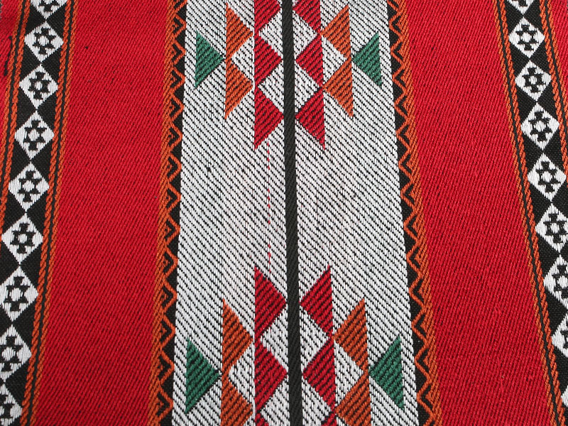 Ademend gebreide kleur geweven streeptent -stof