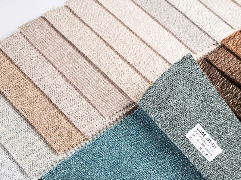 Zachte en luxueuze gewone chenille -stof voor bankafdekkingen en gooit