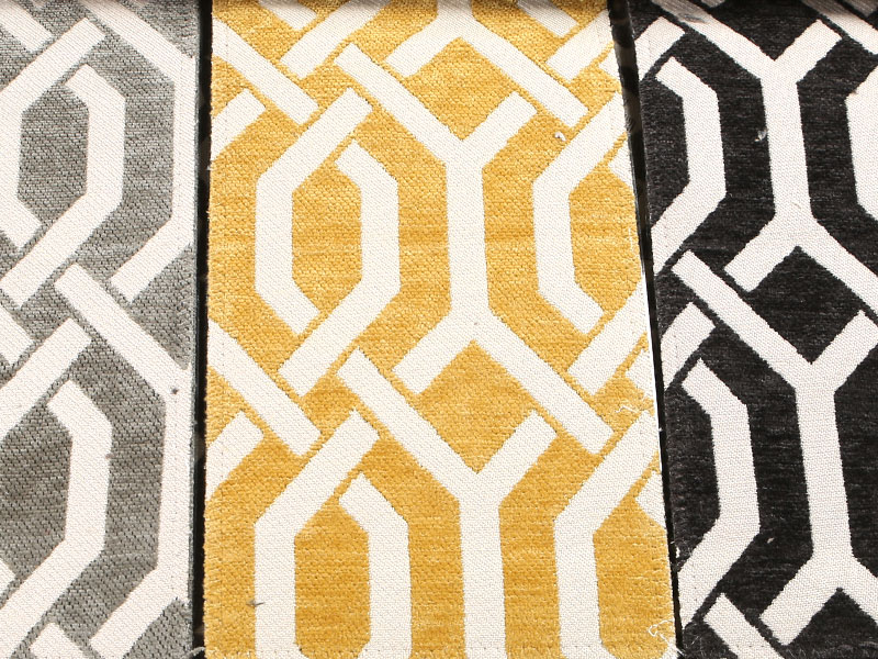 Chenille Jacquard bekledingstof voor bankkussenbankstoelhoes MDN972