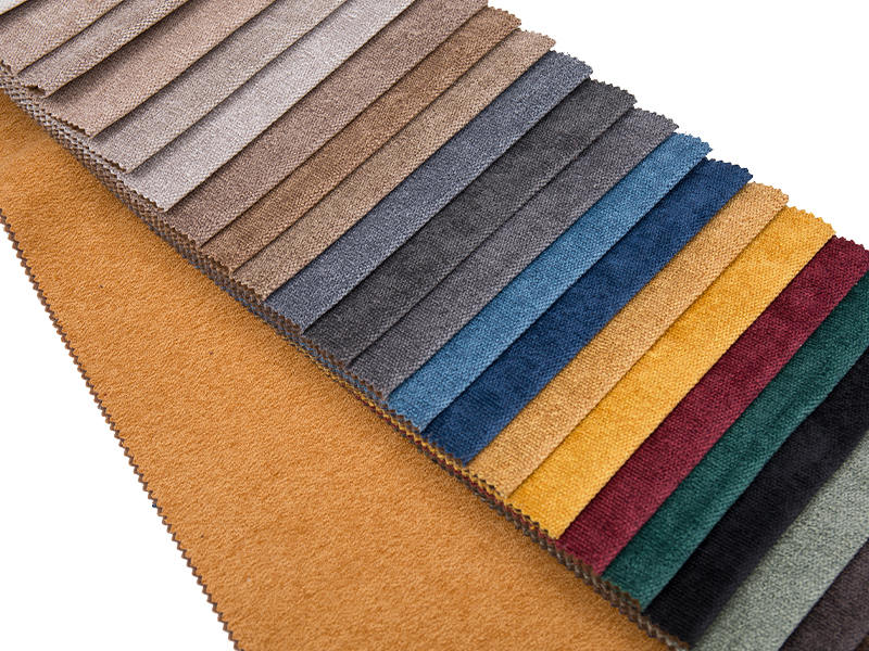 250 - 520GSM Solid Color Chenille bekleding Stof