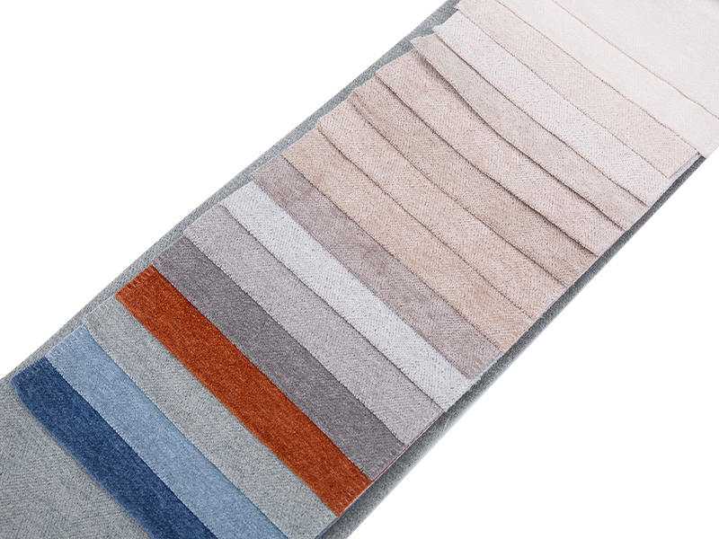 250 - 520GSM Solid Color Chenille bekleding Stof