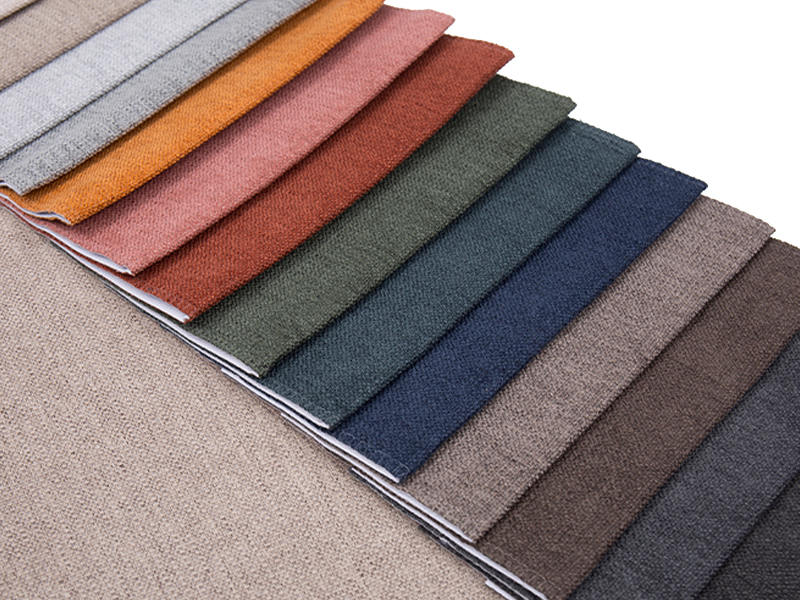 250 - 520GSM Solid Color Chenille bekleding Stof