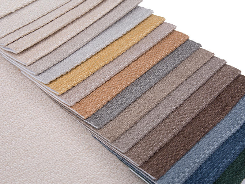 250 - 520GSM Solid Color Chenille bekleding Stof