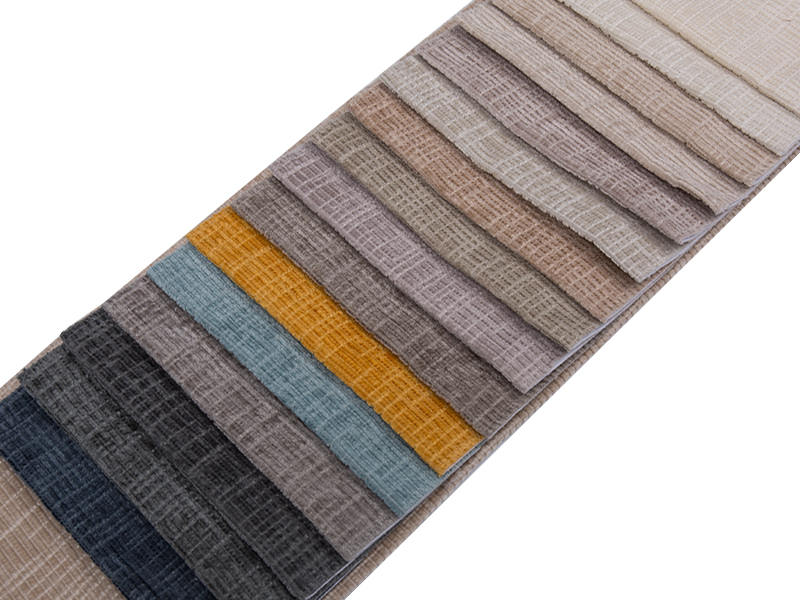 250 - 520GSM Solid Color Chenille bekleding Stof