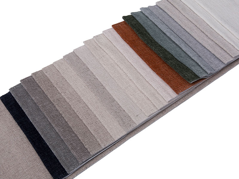 250 - 520GSM Solid Color Chenille bekleding Stof