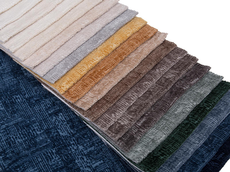 250 - 520GSM Solid Color Chenille bekleding Stof