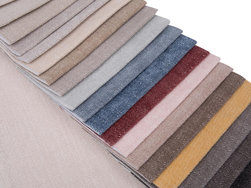 250 - 520GSM Solid Color Chenille bekleding Stof