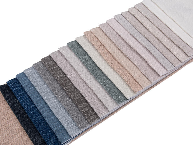250 - 520GSM Solid Color Chenille bekleding Stof