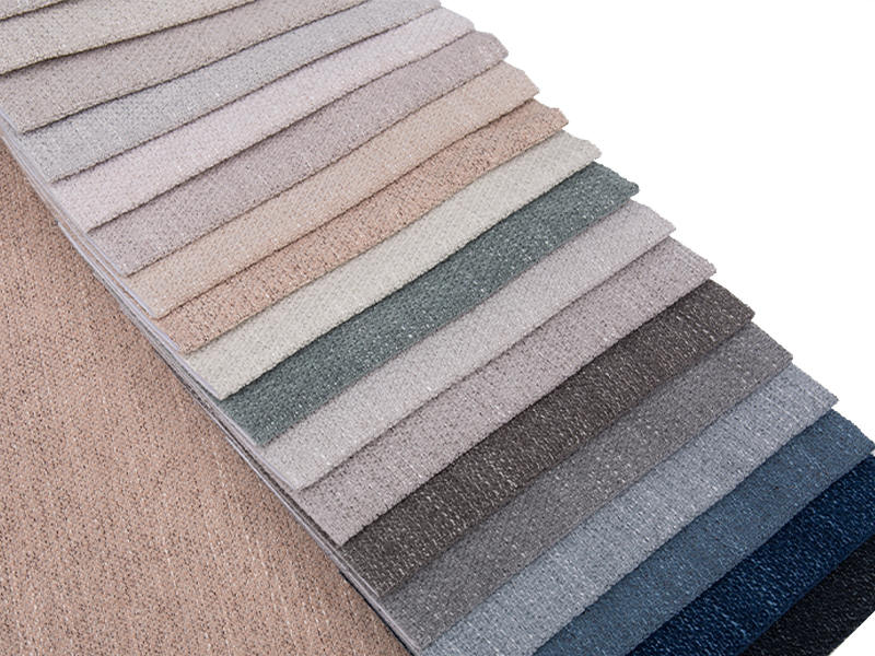 250 - 520GSM Solid Color Chenille bekleding Stof