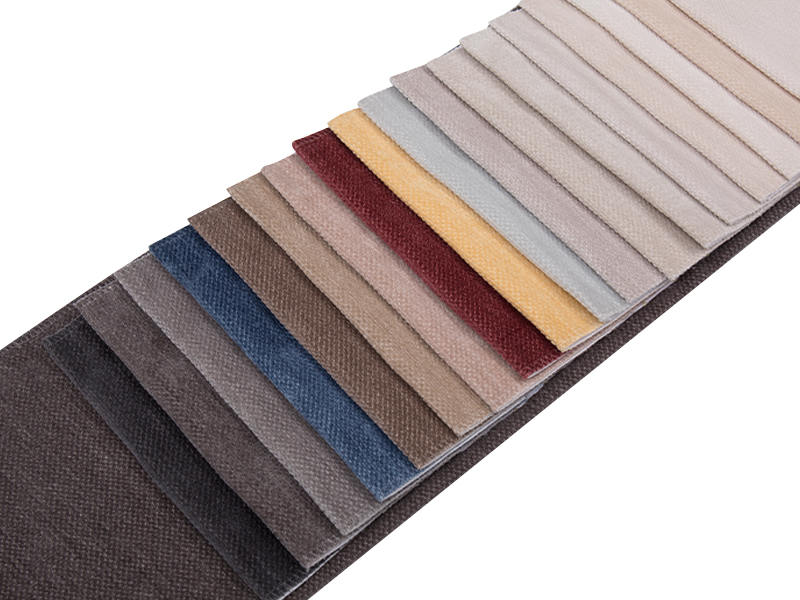 250 - 520GSM Solid Color Chenille bekleding Stof