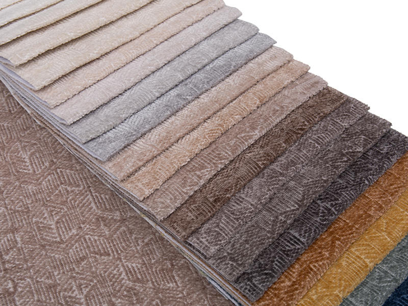 250 - 520GSM Solid Color Chenille bekleding Stof