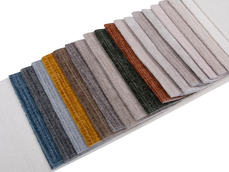 250 - 520GSM Solid Color Chenille bekleding Stof