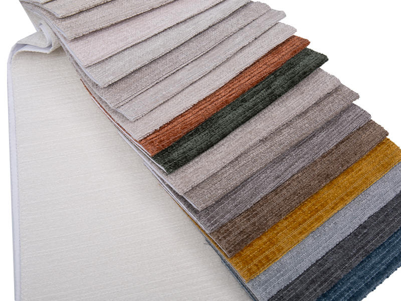 250 - 520GSM Solid Color Chenille bekleding Stof
