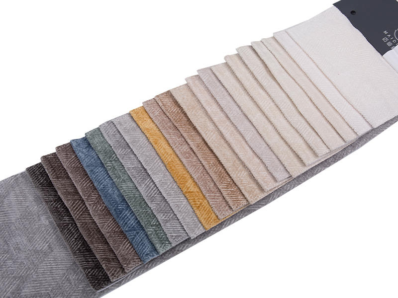 250 - 520GSM Solid Color Chenille bekleding Stof
