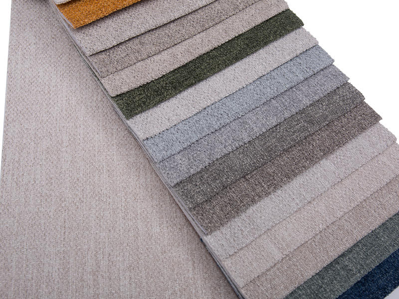 250 - 520GSM Solid Color Chenille bekleding Stof